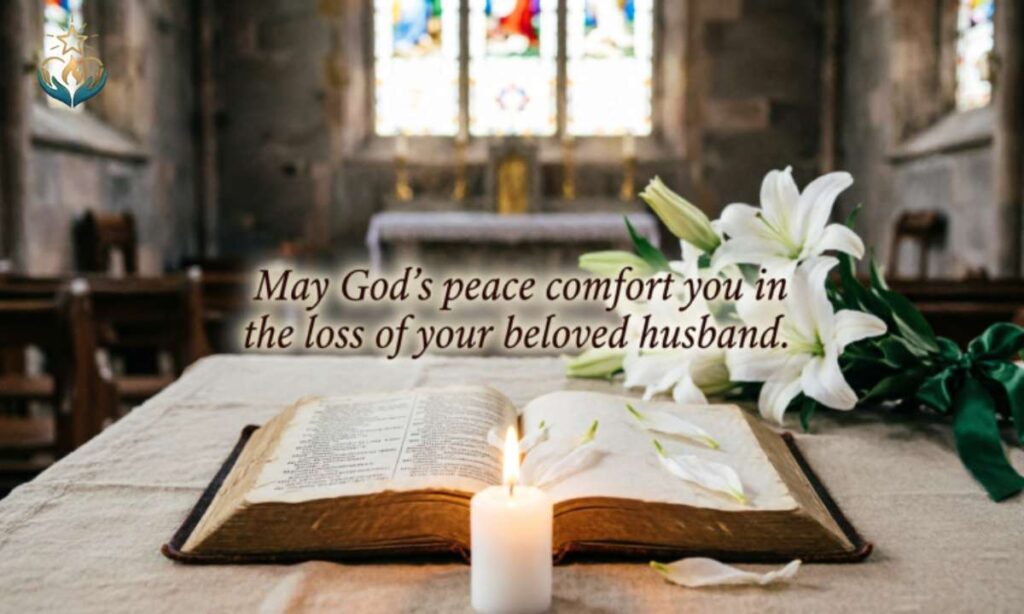 Christian Sympathy Message for Loss of Husband