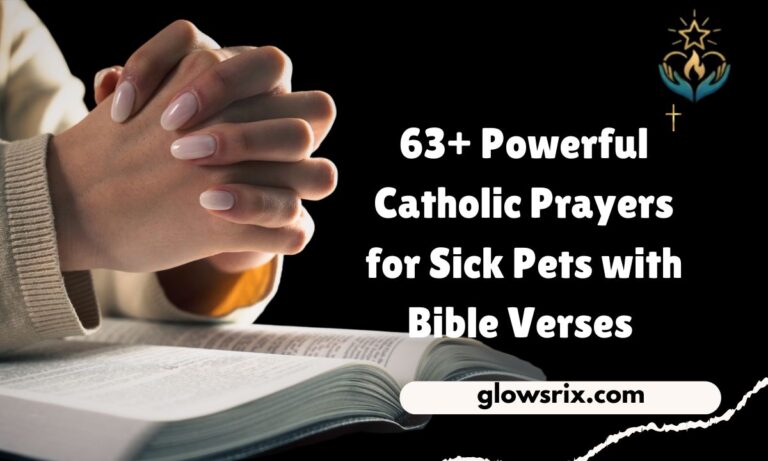 63+ Powerful Catholic Prayers for Sick Pets with Bible Verses for Healing, Protection, and Comfort
