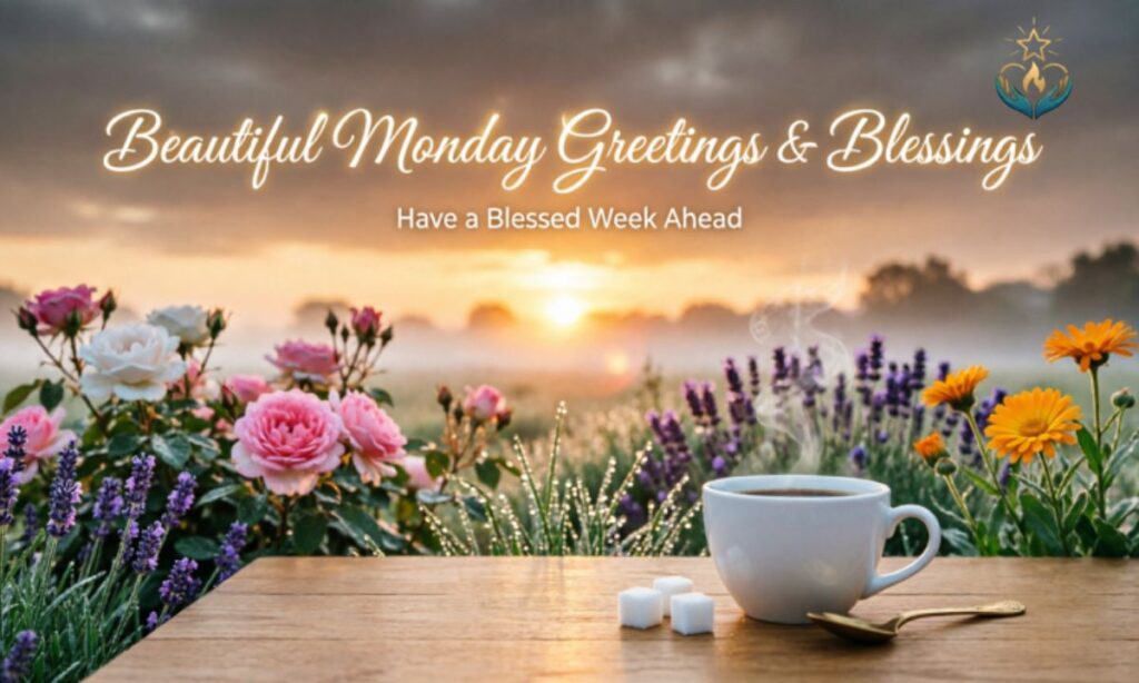 Beautiful Monday Greetings and Blessings