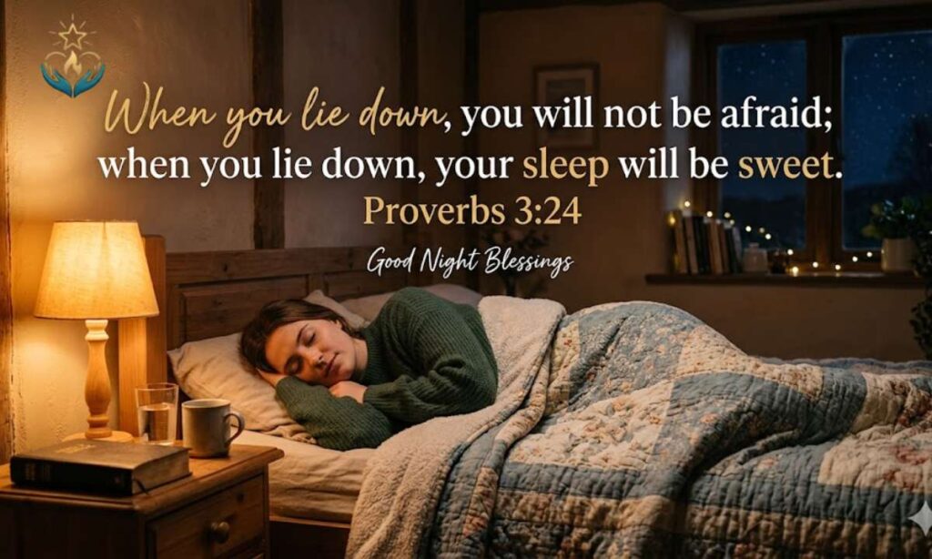 Good Night Blessings Bible Verse