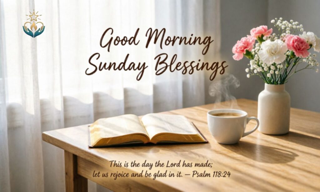 Good morning sunday blessings bible verses