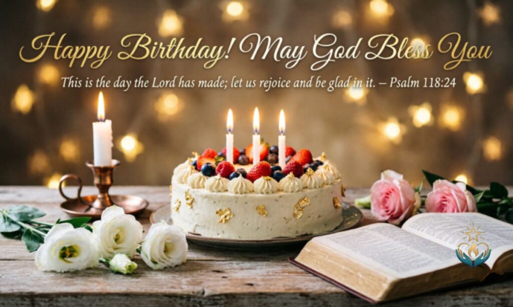 Happy birthday blessings bible verse